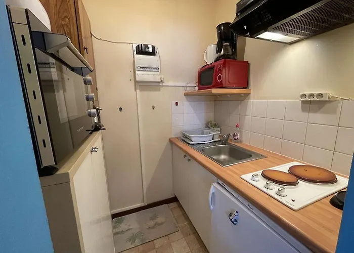 Cosy 2 Pièces à 200m De La Plage, - 4 Couchages, Parking, Tv, Wifi - Fr-1-224c-294 *